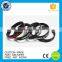 Promotion eco-friendly custom logo silicone bracelet embossed