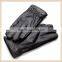 100% Black Tight Leather Men Cycling Gloves Wholesale