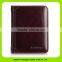 16411 Customized logo genuine leather men wallet