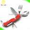 Outdoor Camping Multifunction Detachable Cutlery Set With 7 Functions