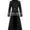Punk Rave Scorpion Womens Coat Long Jacket Black Goth Steampunk Hooded Trench