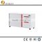 Best design short sliding door display cabinet with wheels 3 drawers for office