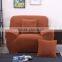 Knitting sofa cover with spandex Red Brown011