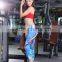 2016 custome made yoga sublimation leggings pants women wholesale 4 way stretch 6 threads