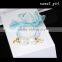 Square Crystal Ponytail Holder Rhinestone Elastic Hair Rope f108