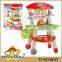 Popular Plastic Play At Home Cartoon Pretend Kitchen Table Sets Toy