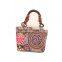 Wholesale Goods From China Woman Embroidery Shoulder Bags Casual Washed Charms Embroidery Handbags