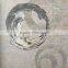 deep embossed circle design vinly wallpaper with abstract image