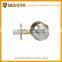 Popular quality brass made polished brass finish single deadbolt gate lock