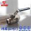 2PC Stainless Steel Economic Type Thread Ball Valve With Handles
