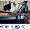 Powder coating black cast iron stair railing