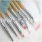 3pcs Red Fashion Makeup Nail Art Brush