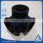 wholesale 3/4"black wall corner tee of malleable iron pipe fittings