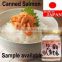 Japanese and High quality canned fish salmon , samples fish