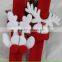 Western cheap custom santas silicone slap bracelet