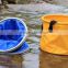 Popular foldable water bucket Shoulder Strap Included Quality Roll Top 500PVC