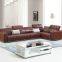 Modern L Sectional Living Room Sofa With Pure Leather(LZ-967)