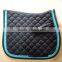 POLYCOTTON HORSE SADDLE PAD WITH FASHION DESIGN SCALES QUILT SADDLE PAD WITH 300G FILL BRIGHT BINDING HORSE SADDLE PAD WHOLESALE