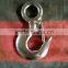 Stainless ss304 cargo lifting hanging self lock Hook sus316/304 with latch