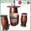 antique pine wood barrel table for home decoration,wooden barrel table