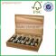 wooden wine box of six bottle ,wooden gift boxes for wine glasses