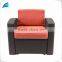 Outdoor brown orange single sofa seat