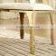 hot sale golden heart shape wedding table banquet table