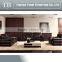 European style Italian split leather sectional sofa home sofa