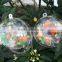 Plastic decorating ball
