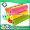 Needle punched nonwoven hard and soft polyester felt