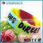 Summer popular ladies favourite silicone bracelet, various printing wristband