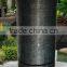 diameter 90cm big size candle shape fiber glass water fountain