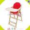 wholesale Wooden dining feed chair toy for kids high baby feeding chair toy for children W08F007