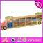 High quality kindergarten toy storage furniture cartoon wooden kids storage furniture W08C209