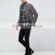 Guangzhou Factory Custom Long Sleeve Spread Collar Button Placket Mens 97% Cotton 3% Elastane Skinny fit Casual Check Shirts
