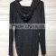 GZY latest shirt designs for women knit hooded shirt stock lot