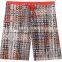 Stretch Recycled Polyester Fabric Shorts Soft Binding Tie Waist Beach Shorts 85% Recycled Polyester 15% Spandex Swim Trunk