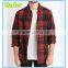 Classic heavyweight flannel plaid shirt for men