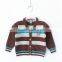 Baby woolen striped sweater cardigan