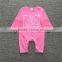 S17529A Newborn Children Clothes Cotton Long Sleeve Letter Romper