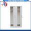 Modern Bedroom almirah wardrobe design powder coated steel 3 door vertical hanging clothes storage cabinet locker