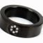 Custom Black Stainless Steel Men' Wedding Ring 8# , 9# , 12#