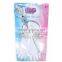 New combination frozen sets pink gloves with earring with necklace