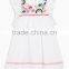 Latest fashion flower embroidery designs hand embroidery designs for baby girls dress