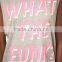 New printing cotton top for girls,