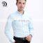 Formal solid color long sleeve double collar shirt for men
