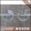 Smoking accessories, sublimation portable transparent/frosted glass ashtray
