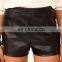 High-Waisted Faux Leather Shorts CSS0048