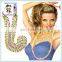 Cheap Ladies Fluorescent Fancy Dress Disco Mardi Gras Beads HPC-0985