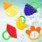 Custom eco friendly food grade soft silicone teether baby